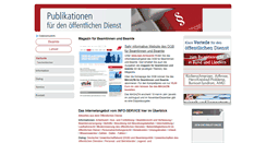 Desktop Screenshot of beamten-magazin.de