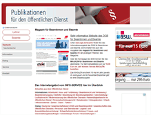 Tablet Screenshot of beamten-magazin.de